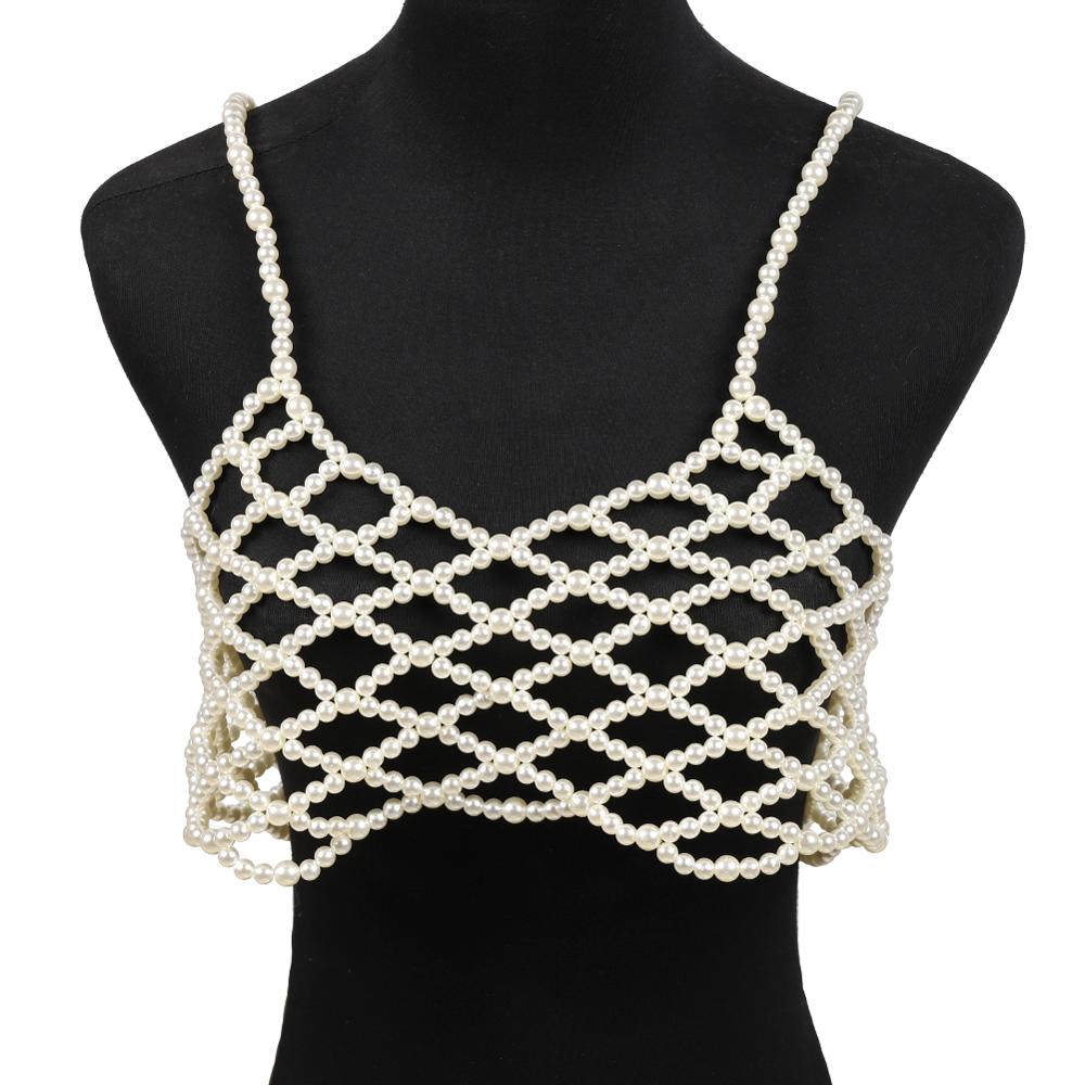Miwens Luxe Unieke Gesimuleerde Pearl Body Kettingen Sieraden Voor Vrouwen Bridal Wedding Big Verklaring Jewelrys Brand