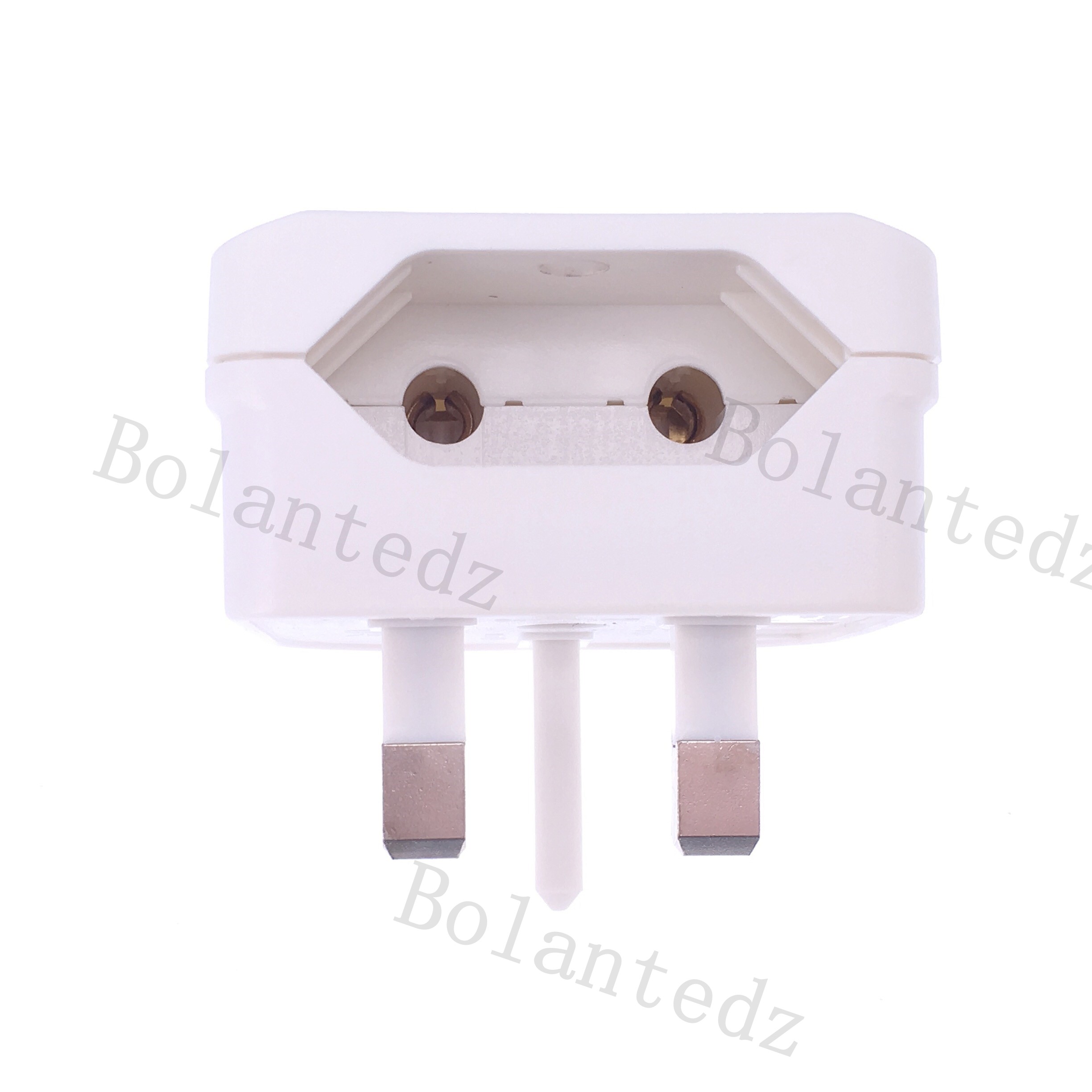 EU 2 Pin to UK 3Pin Converter Wall Connector China To EU Euro Europe Travel Power Adapter Electrical Socket Combination