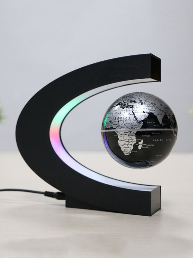 Ledowa mapa świata lewitacja magnetyczna lewitująca kula główna elektroniczna lampa antygrawitacyjna dekoracja stołu rzemiosło prezent urodzinowy: 1