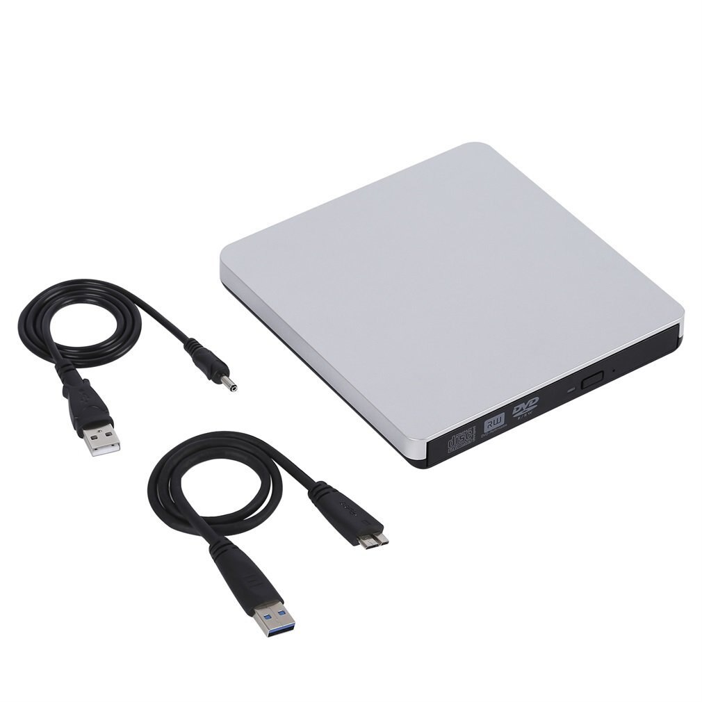 Practical External Hard Drive Box Usb3.0 Portable External Interface Hard Odd Hdd Drive Box Sata Disc Silver