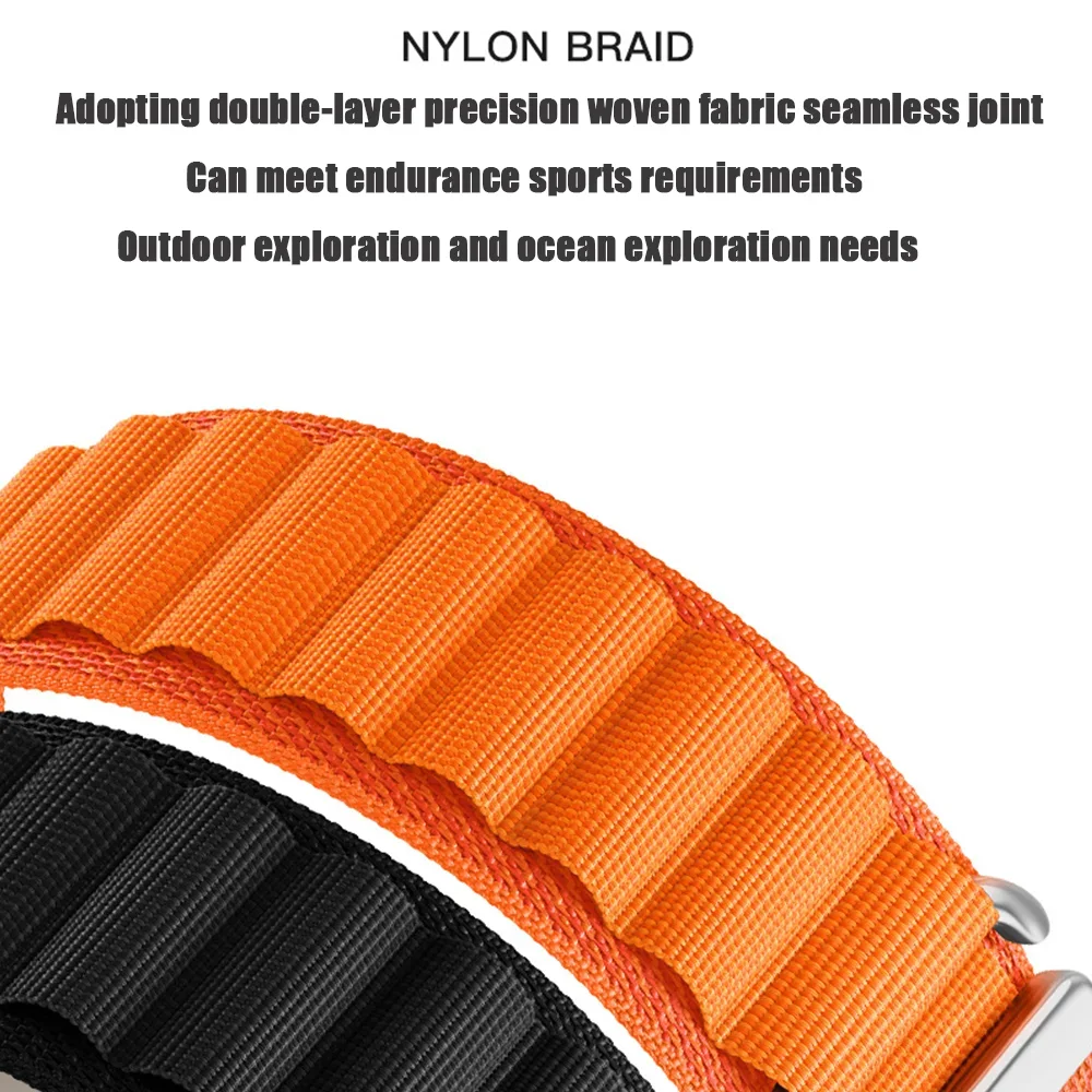 Correa de nailon para reloj inteligente Xiaomi Mi Band 9 Pro/8 Pro, pulsera deportiva para Redmi Watch 5 4, accesorios