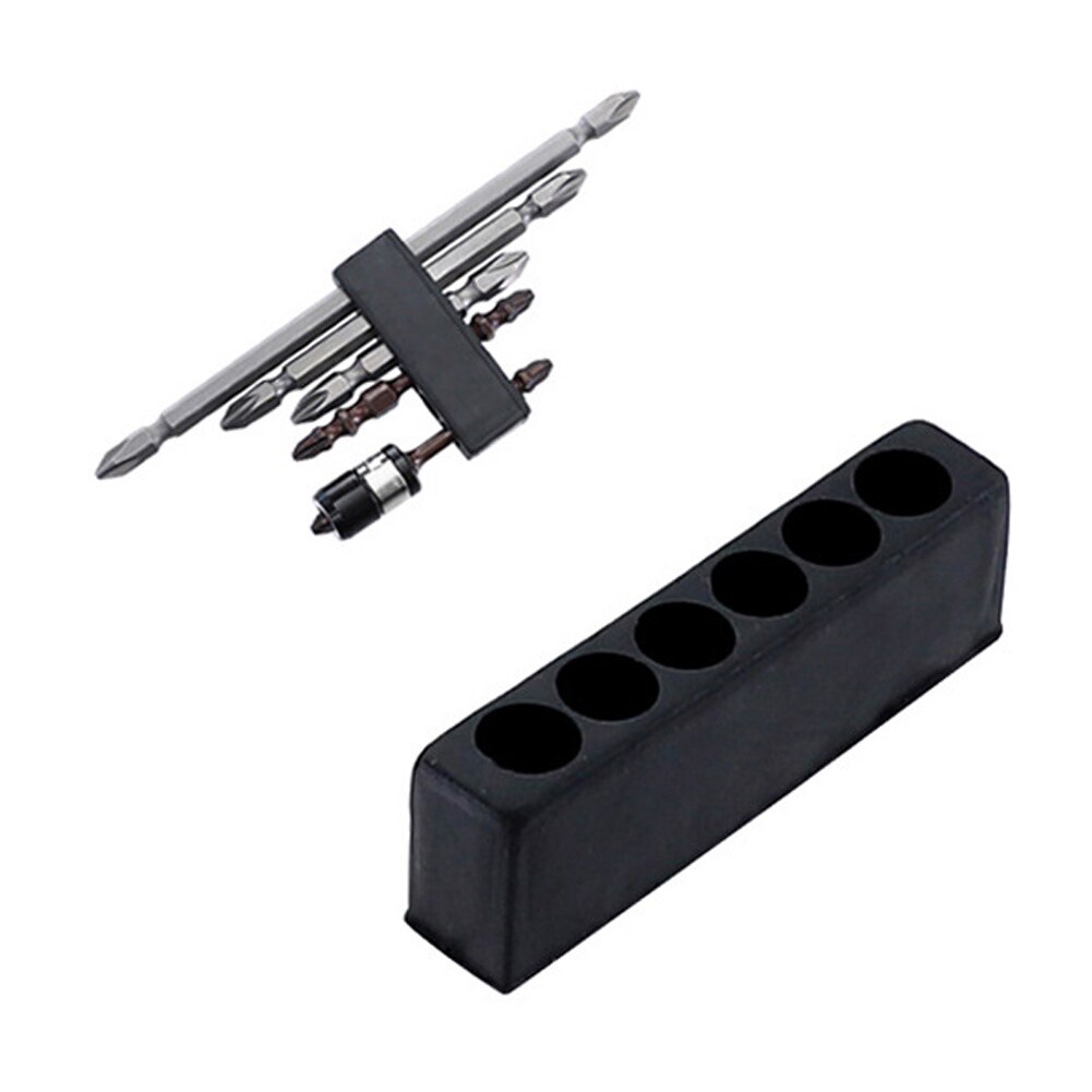 6/12 Holes Hex Shank Screwdriver Bits Storage Deck Screw Driver Head Storage Case