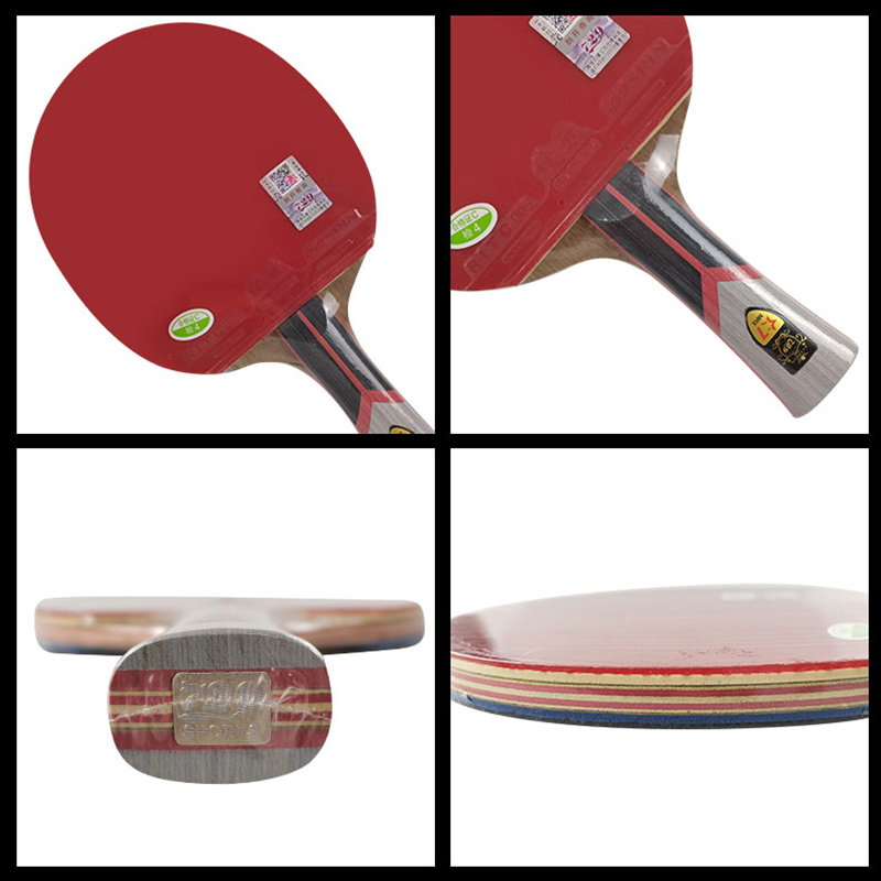 Friendship 729 King 7 Star Table Tennis Racket 7 Plywood Blade Ping Pong Bat Pips-in Pingpong Paddle for Fast Attack