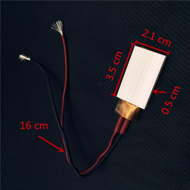 2 stk ptc keramisk varmelegeme termostat 24v aluminium varmeplade tabletter isolering 70 110 220 grader celsius varmeelement