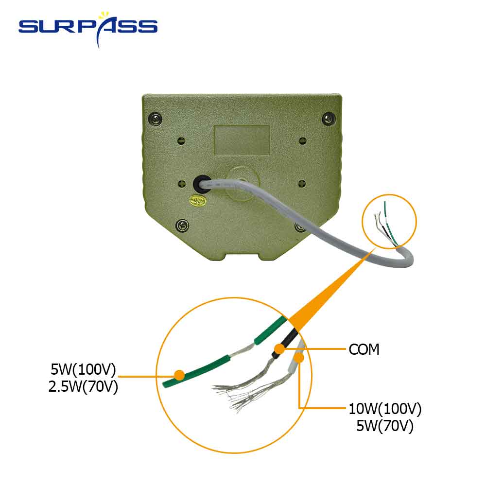 Openbare Adres Kolom Luidsprekers 5W/10W Goede Geluid Muur Speaker Muur Gemonteerde Luidspreker Voor omroep