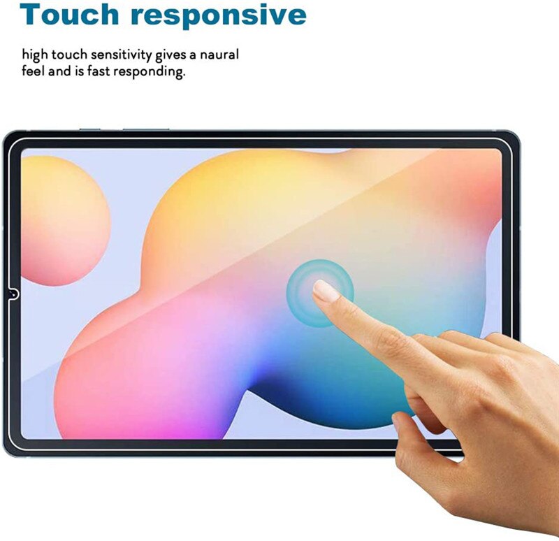 Película protetora de vidro temperado para tablet, proteção de tela 9h 10.4mm para samsung galaxy tab s6 lite 0.3 &#39;&#39;p610 p615 embutida