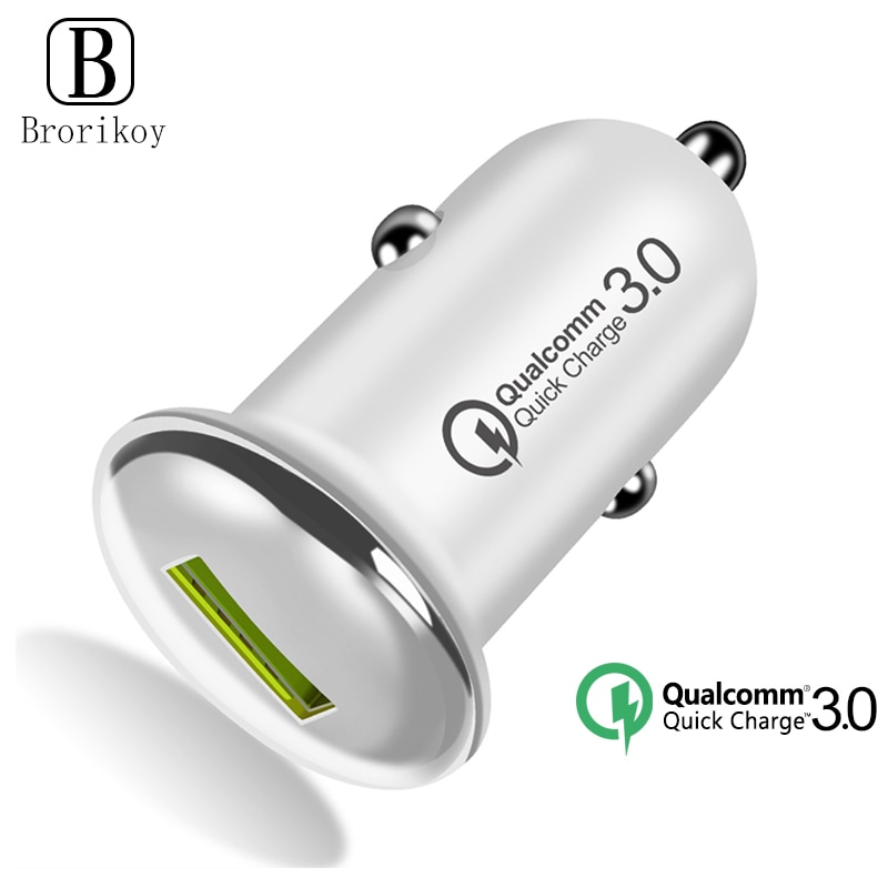 Car-Charger QC3.0 Car Quick Charge USB Fast Charging for Mobile phone for iPhone Samsung Huawei Mini Car USB Chargers Adapter