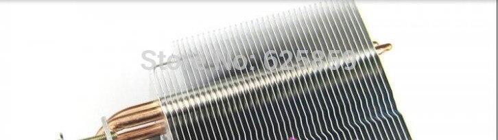 1 st slutlig kylfläns 3 kopparrör med fläkt  +44mm lins för 20w 50w -100w högeffektsled