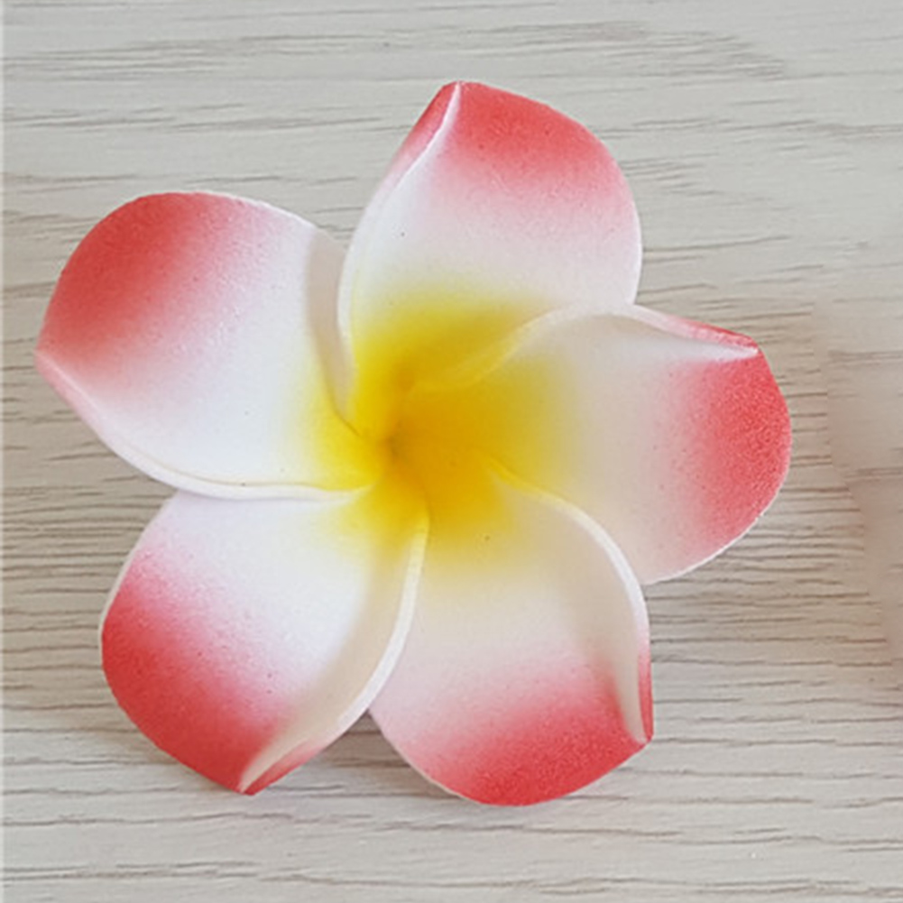 Pinza de pelo de flores para mujer, pasador de playa hawaiana, accesorios coloridos, horquilla, herramientas de peinado de tiro