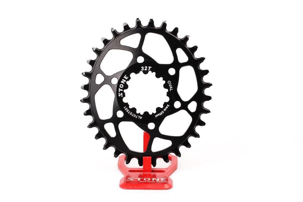 3mm Offset Oval Chainwheel 28T to 30T for Sram DUB Boost 148 GXP Crank Eagle XX1 X01 chain ring plato ovalado: Oval 32T black