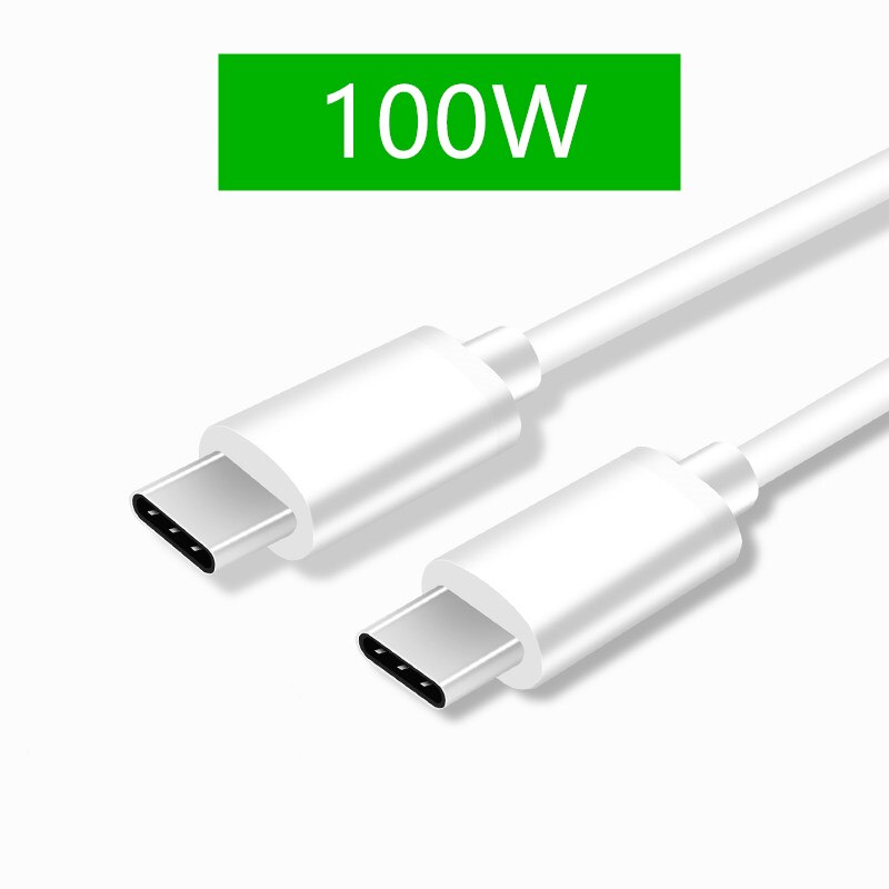 USB C zu USB Typ C für Samsung S20 PD 60W 1m 2m Kabel für MacBook Pro iPad Pro2020 Quick Charge 4,0 USB-C Schnelle USB Ladung Schnur: 100W PD / 1m