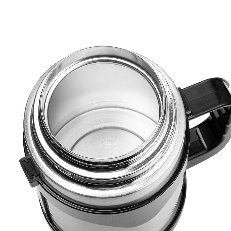 Voiture chauffage tasse Auto 12-24 V voitures bouilloire voiture électrique Thermos cuisson soupe bouillante bouteille d'eau Auto accessoires 1200 ML + câble