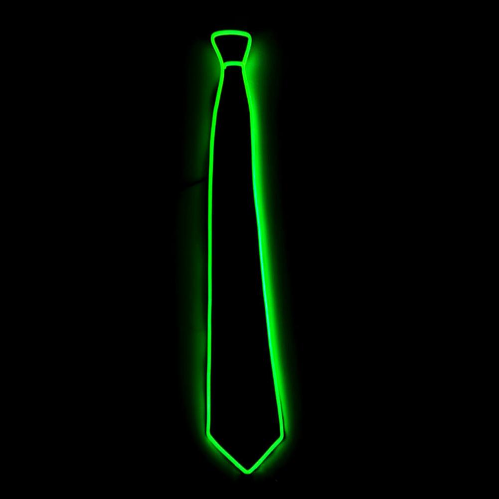 LED-Fliege, leuchtende blinkende Krawatte, Geburtstagsfeier, Hochzeit, Weihnachten, Dekoration, Halloween, Cosplay, verschiedene Lichtmodi, Fliege: Beige
