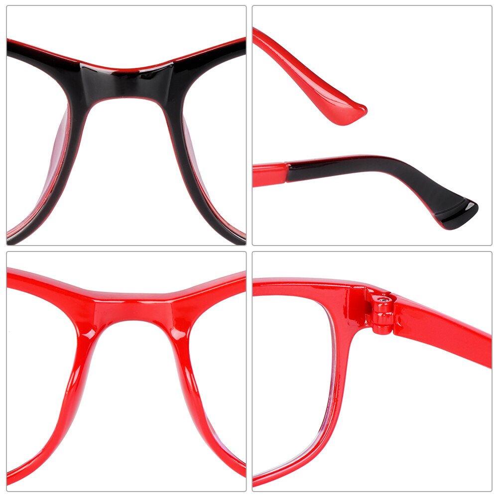 1PC Unisex UV400 Classic Anti-blue Rays Radiation Blocking Glasses Square Frames Clear Lens Computer Goggles Eyeglasses