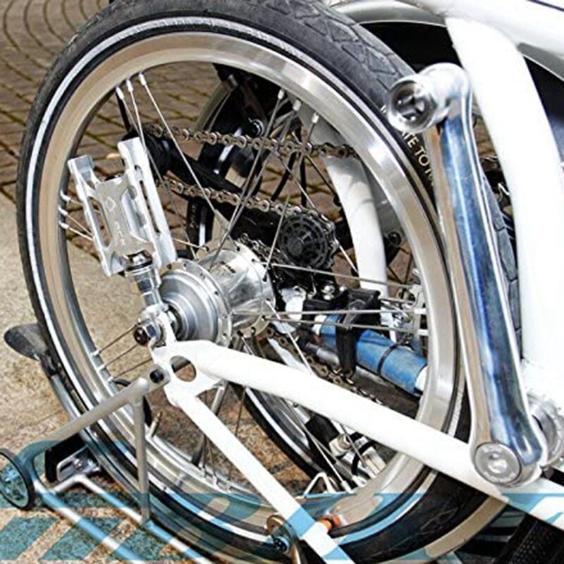 Sykkelpedal hurtigspenning for brompton ultra-raske mks hurtigspenne folding sykkelmonteringssete sykkeldel: Rød