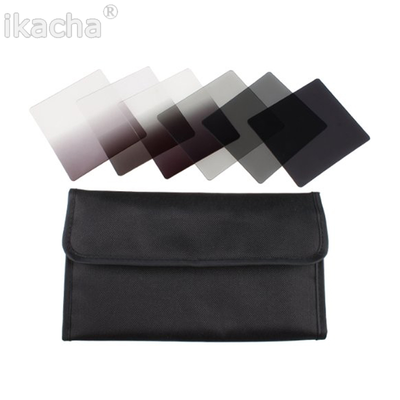 Anneau adaptateur métallique 49 52 55 58 62 67 72 77 82mm, ensemble de filtres de la série Cokin P, filtre rond ND2 ND4, sac carré ND8