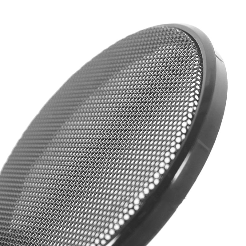 1/2/3/4/5/6 inch zwarte auto speaker grill gaas ronde hoorn beschermhoes cirkel behuizing net diy decoratieve accessoires
