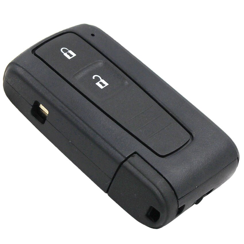 Voor Toyota Prius 2004 Smart Key Remote Fob Case Sleutel Shell 2 Knoppen + Ongesneden Insert Key
