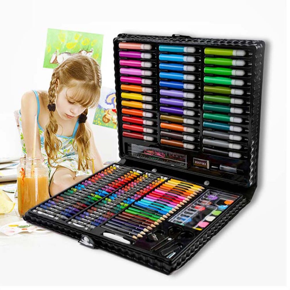 168PCS Painting Drawing Art Artist Set Kit for Kids Children Boys Girls Students Christmas Birthday Festival
