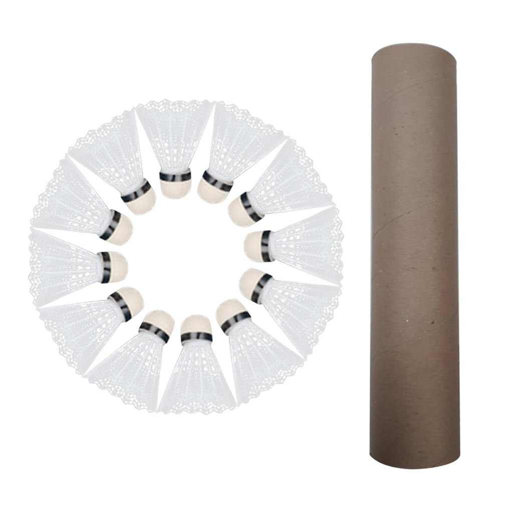 12PCS Badminton Balls Badminton feather family student exercise fitness sport Durable Badminton Sports Accessories