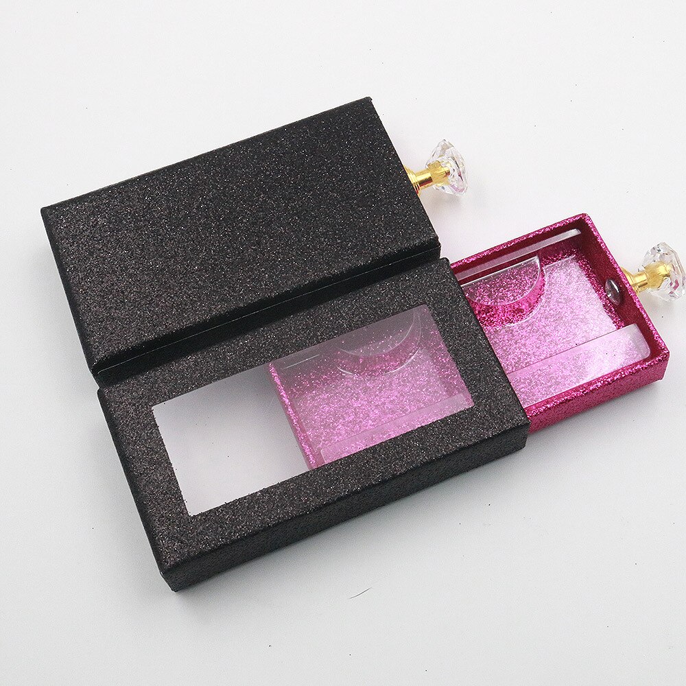 Wimper Verpakking 3d Mink Wimpers Bulk Lege Doos 25Mm Mink Wimpers Cases Valse Wimpers Lade Doos Diamant Handvat lade: 4