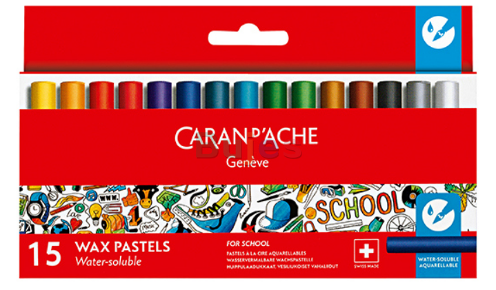 Caran D'Ache Red Line Metallbox Mit 18 Sortierten Farbstiften – Hochwertige Bleistifte Für Kunst & Schule