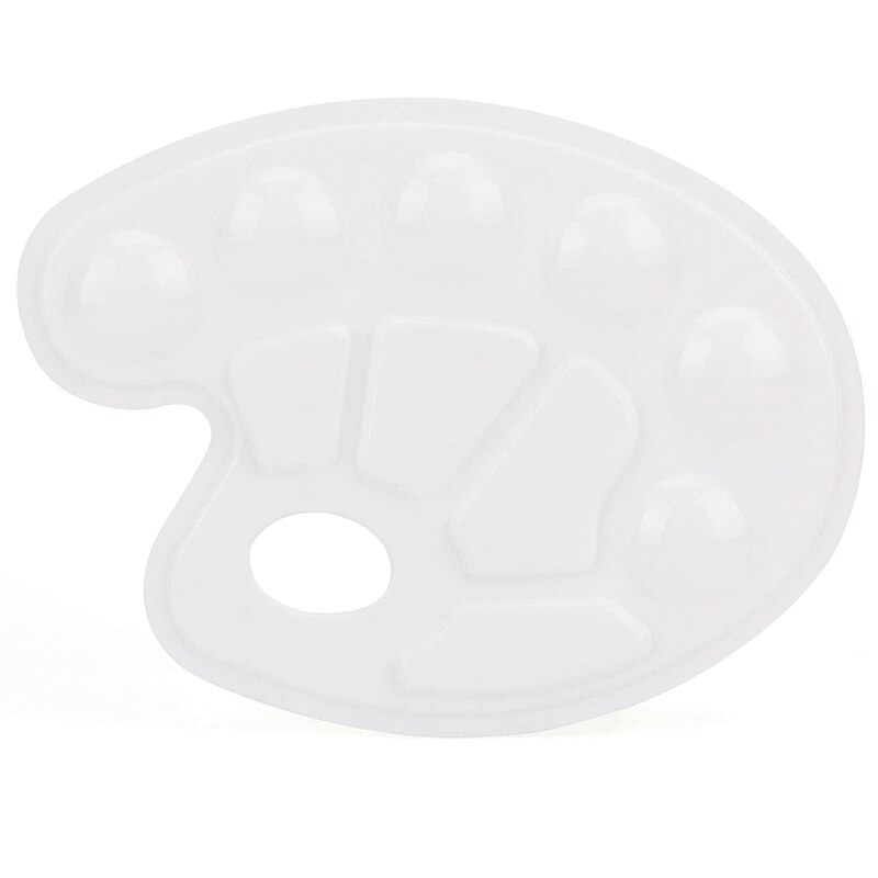 15Pcs Verf Lade Paletten Met Tien-Goed Duim Gat-Art Palet Voor Acryl Schilderen Penselen Verf lade Paletten