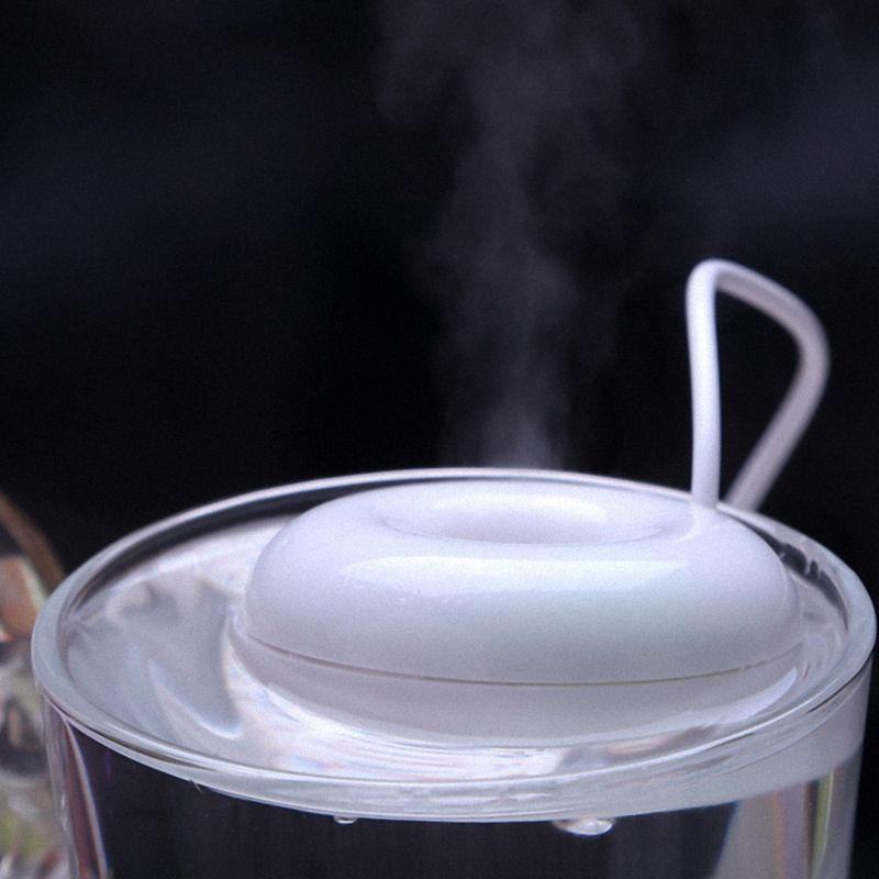 Donut luchtbevochtiger usb kantoor desktop mini luchtbevochtiger draagbare luchtreiniger