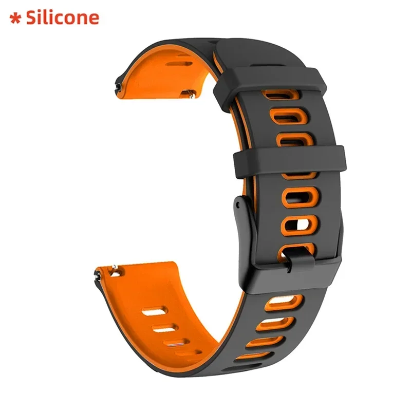 Pulseira de couro de 22mm para xiaomi watch 2 pro mi watch s4 s1/cor pulseira de substituição para amazfit balance gtr gts pulseira: Azul Luz Azul