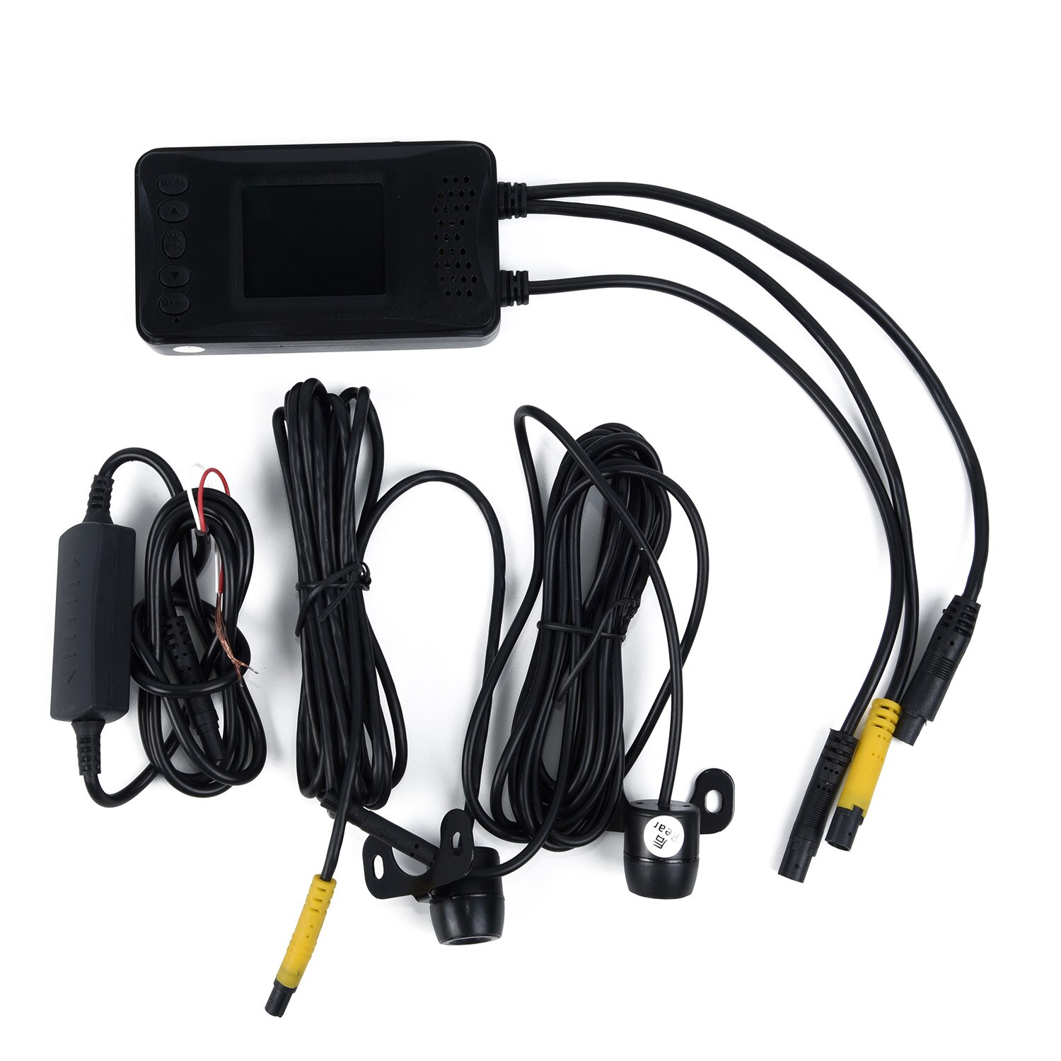 Dual Camera Motorcycle DVR AVI Video Recorder Tachograph Driving Multi-language