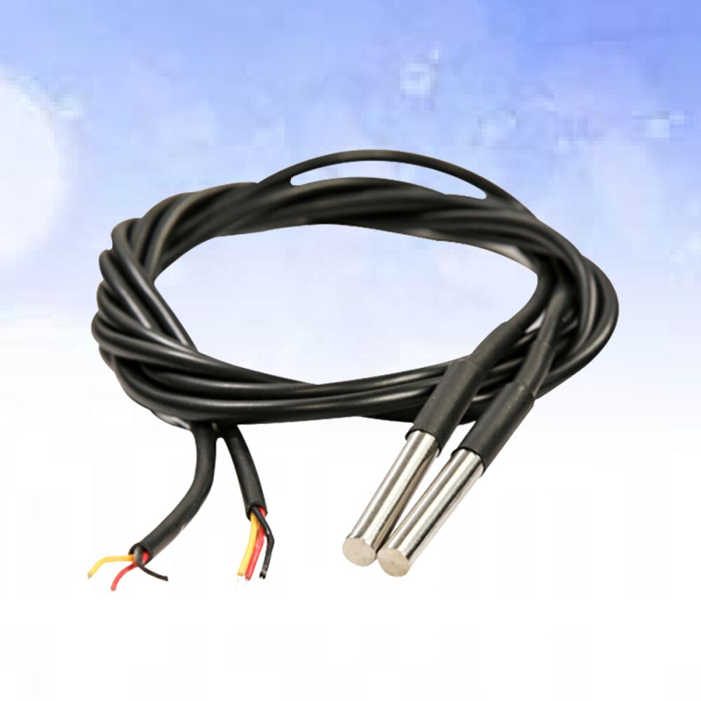 2 Meters Stainless Steel Water Temperature Probe For Waterproof Packaging Temperature Sensor: Default Title
