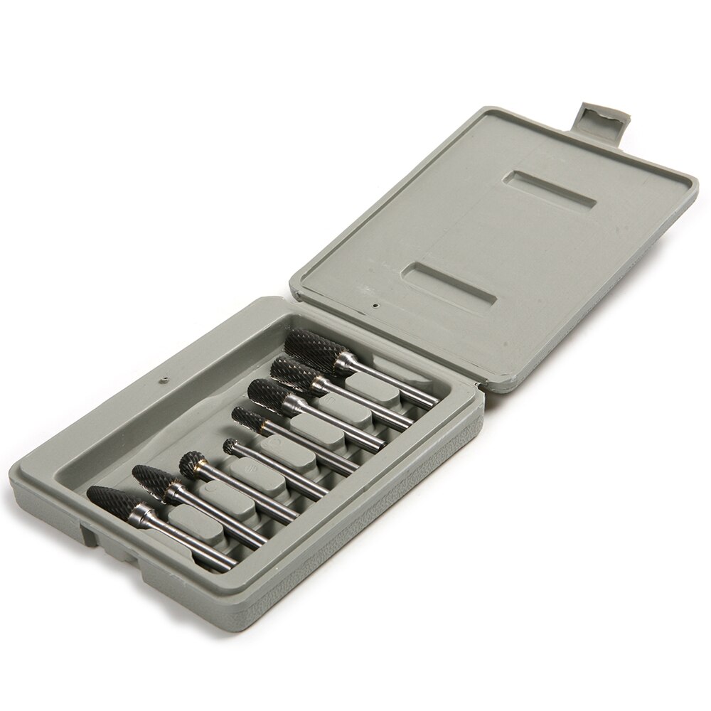 8PCS/set Tungsten Carbide Rotary Burs Grinding Rotary Cutter File Tungsten Carbide Rotary Files