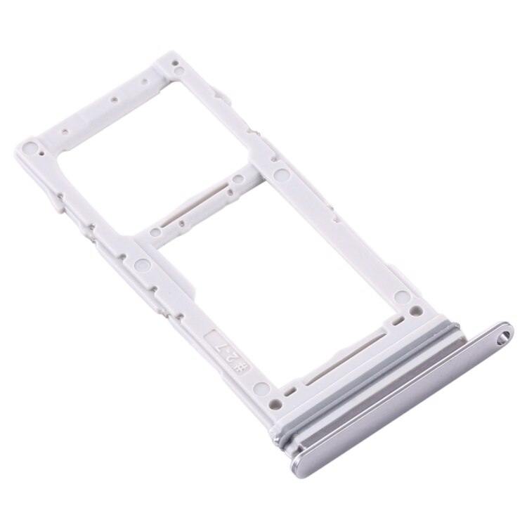 Sim Karte Slot Halfter Reparatur Für Samsung Galaxis Hinweis 10 Lite N770F Telefon Neue Single oder Dual SIM Chip Schublade SD Karte Fach Adapter: Silber- Dual Sim