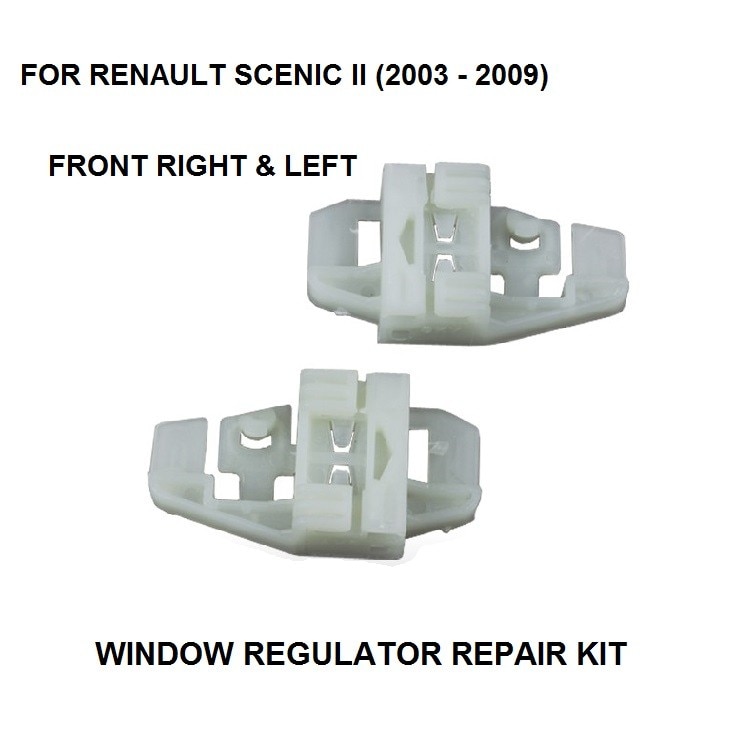 For Renault Megane Scenic Mk 2 II Window Regulator Repair Kit Clip Rear Left & Right - 2003