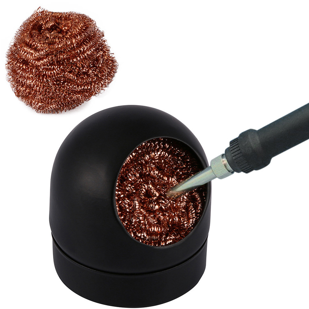 Cleaner Soldeer Tip Cleaning Staaldraad Spons Ballen Lassen Solderen Soldeerbout Tip Cleaner Tool Staaldraad Spons