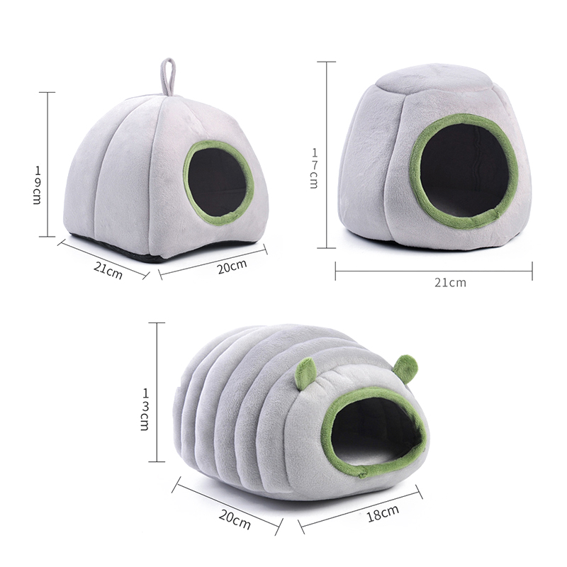 Marsvinsbädd, hamstergömställe, sovbädd för chinchilla, iller, igelkottbädd, grotta, mysig hamsterbur, tillbehör