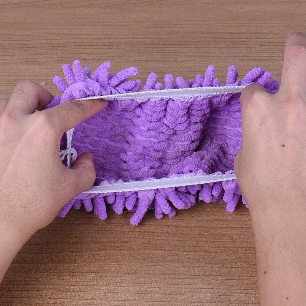 1 pièce, pantoufle de serpillère anti-poussière, pantoufle paresseuse, polissage au sol de maison, nettoyage facile, couverture de chaussettes