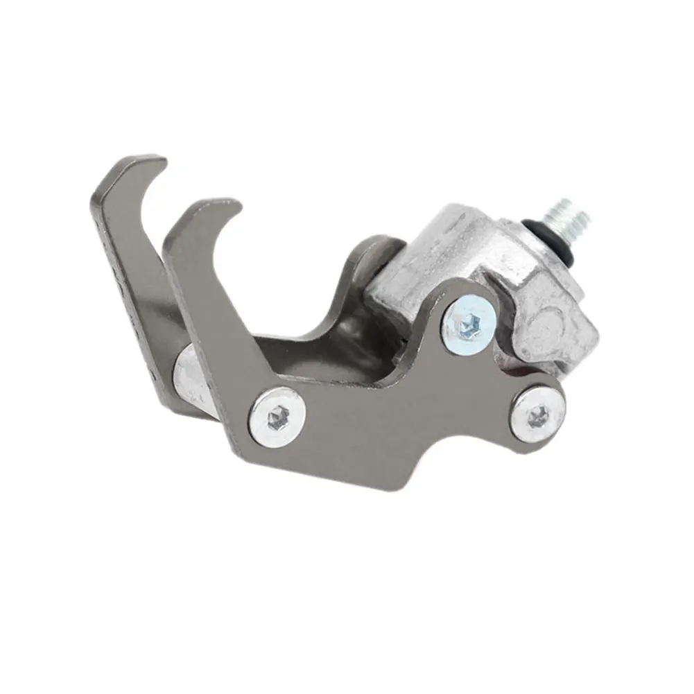 Colgador de garra de águila para casco de motocicleta, gancho duradero de 6mm con tornillo de aluminio, guante para casco de motocicleta, soporte para transporte de equipaje, 1 Uds.: Gris oscuro