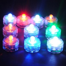 Wedding Party Deocration Vase Lamp Super Bright Submersible Waterproof Mini LED Tea Light Candle Lights