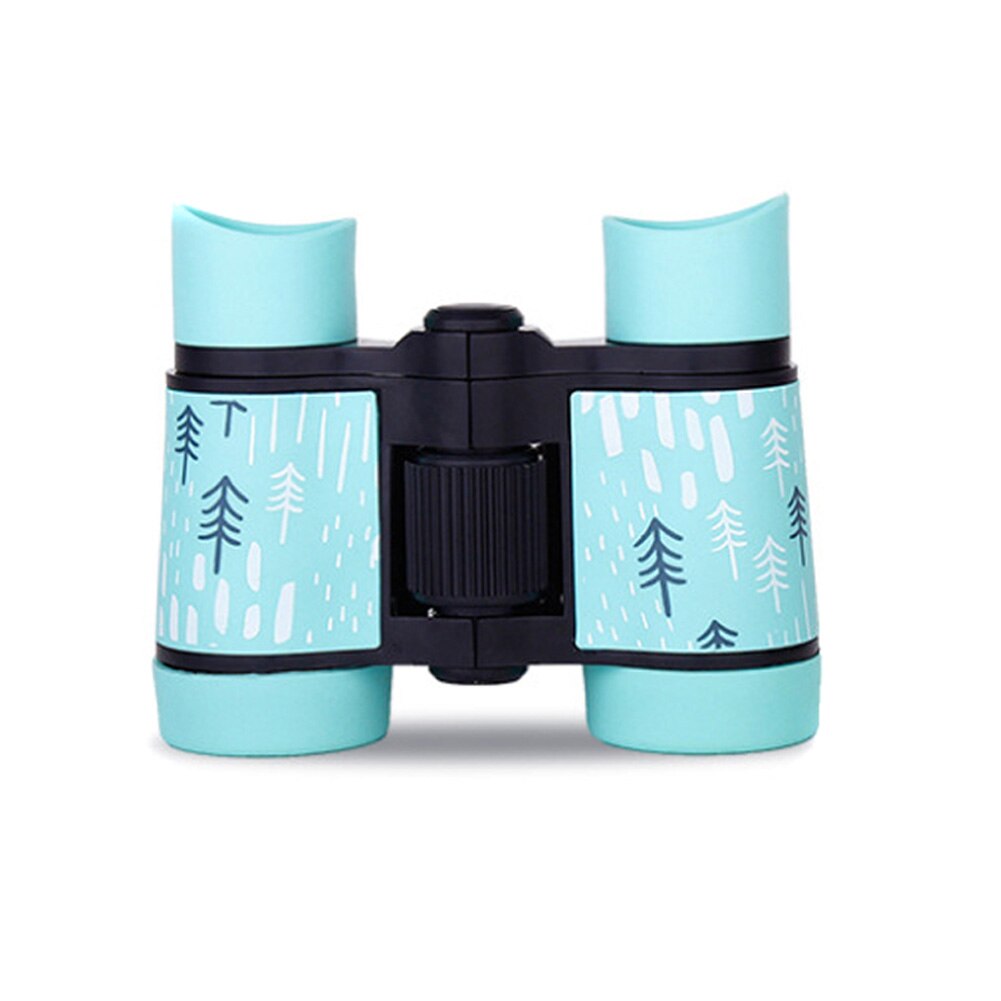 Binoculars HD 4x30 Telescope Rubber Children Colorful Telescope Fixed Zoom Anti-skid Portable Field glasses for Children