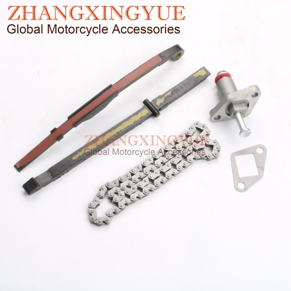 Kits de tensores de cadena de levas, cadena de levas guía de goma para Gy6 50cc 80cc 100cc 139QMB 139QMA