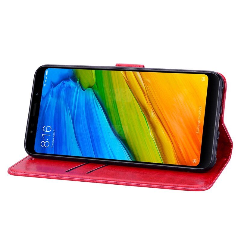 Caso da aleta de couro para xiaomi redmi 5 plus caso redmi 5 capa carteira caso de telefone para xiaomi redmi 5 plus 5 mais redmi5 fundas coque