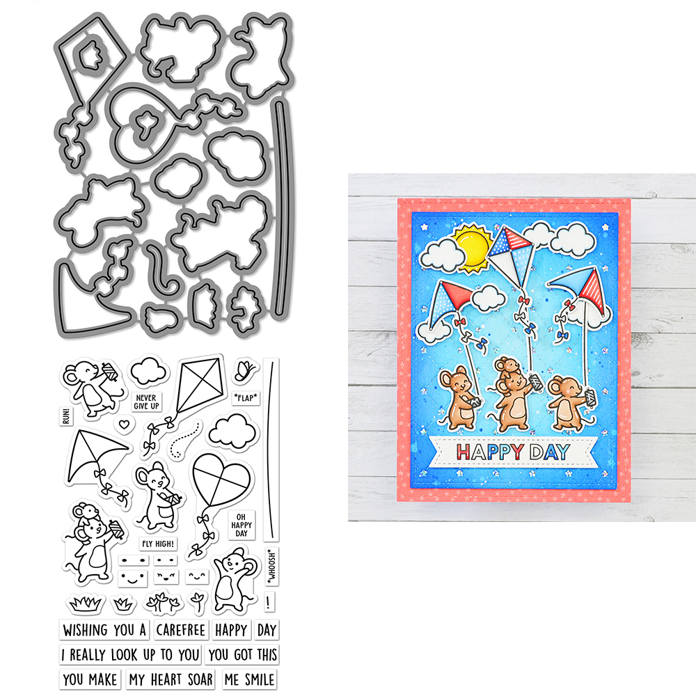 Figuras de muñeco de nieve, espantapájaros, marco de Diglogue, troqueles de corte de Metal, palabras, frases, sellos transparentes para álbum de recortes DIY, fabricación de tarjetas Greeing: M / Multicolor