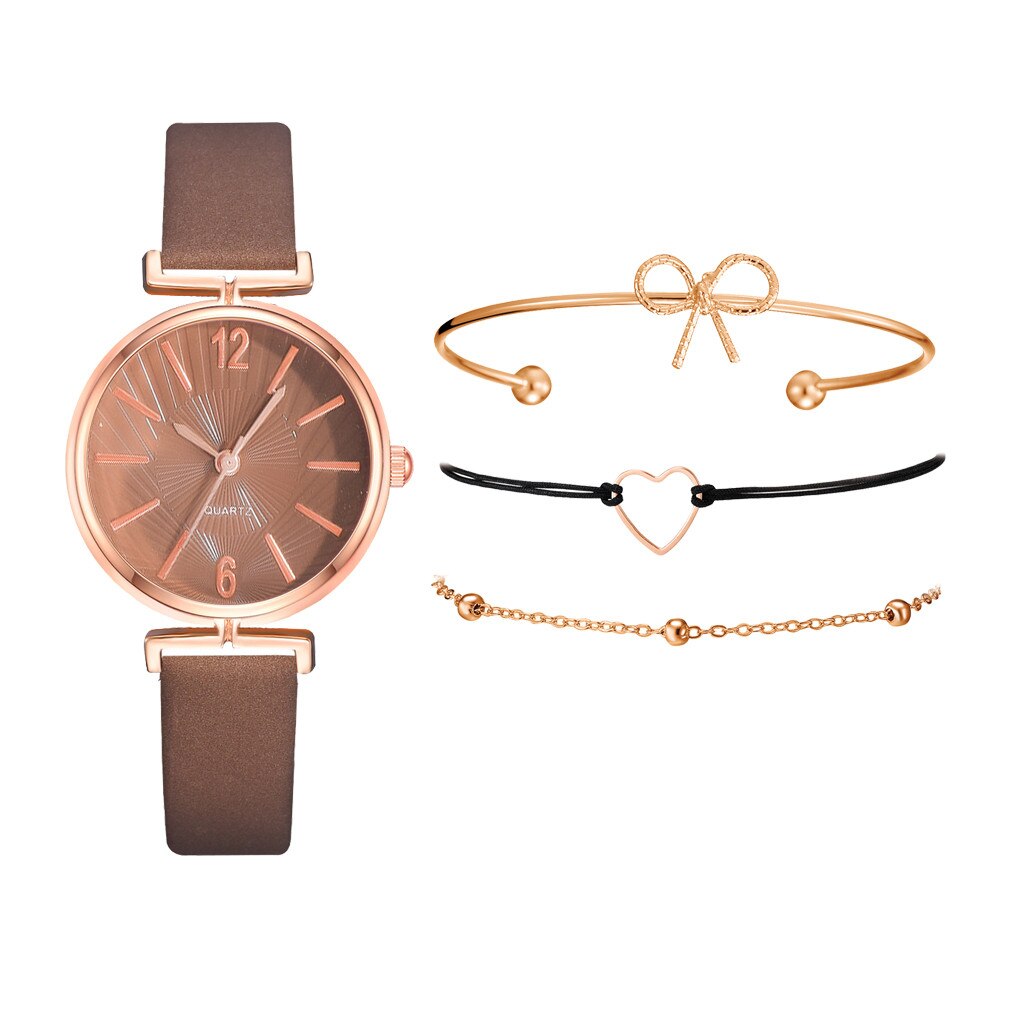 Reloj Mujer Vrouwen Horloge Mode Kleine En Delicate Europese Schoonheid Eenvoudige Casual Armband Horloge Pak Reloj Inteligente Mujer: E