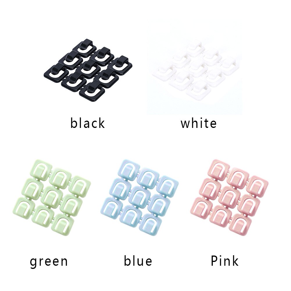 18pcs Mini Home Self Adhesion Cable Clip Portable Electric Wire Organizer Desk Accessories Immobilization Storage Table Wall