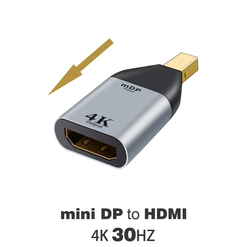 DP1.4 naar HDMI2.1 Kabel mini DP 1.2 naar HDMI 2.0 Video Adapter 4K @ 60Hz 8K @ 60Hz DisplayPort Adapter Voor PC Laptop Projector Monitor: Blauw