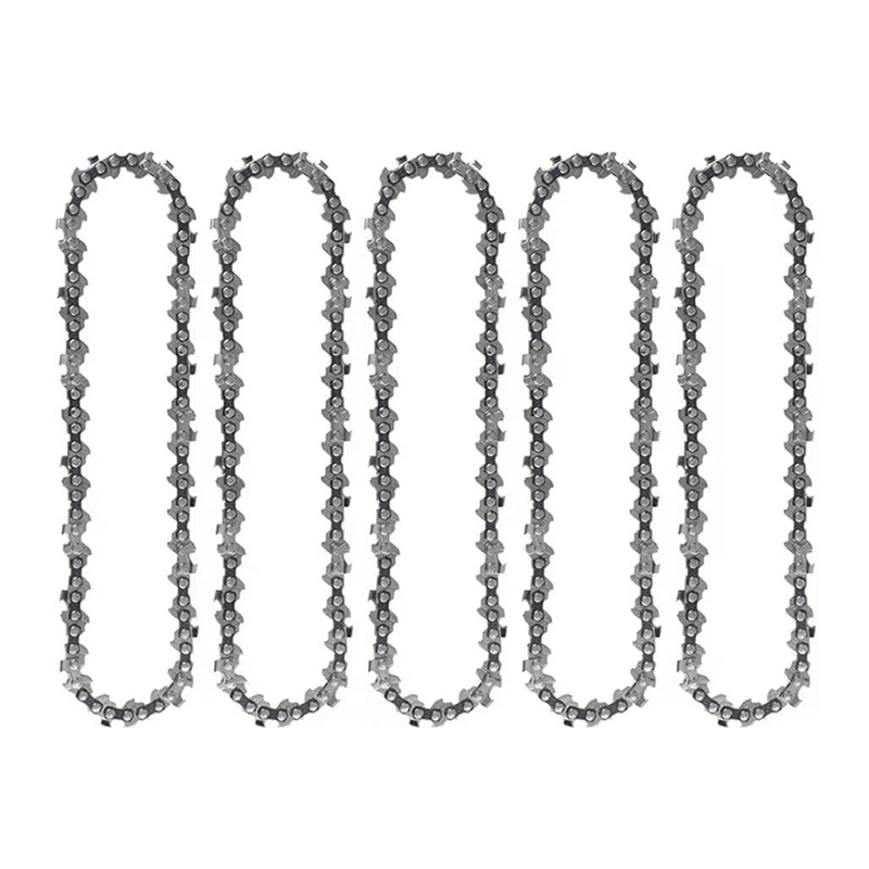 (5 Pack) Stihl Kettingzaag Ketting Voor Draadloze Elektrische Draagbare Alle 6 Inch Mini Kettingzaag Geleidezaag Ketting 6 Inch: Default Title