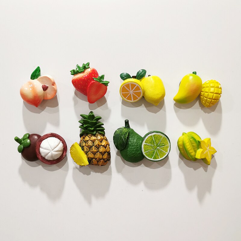 Decorative Refrigerator Magnet Funny Resin Kitchen Fridge Magnets Cute Whiteboard Locker Magnets for Boys and Girls