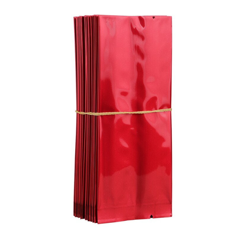 200 teile/los Tee taschen Reinem Aluminium Tasche Wärme Dichtung Verpackung Beutel Lebensmittel Kaffee Tee Tasche 13*5.5*2,5 cm