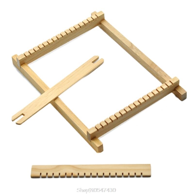 1 Set Houten Breien Weefgetouw Tapijt Handgeweven Machine Diy Handgemaakte Tool Voor Beginners Kinderen D24 20